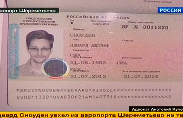 Snowden passport