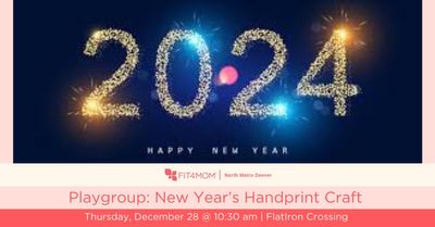 Playgroup: NEW YEAR'S HANDPRINT CRAFT