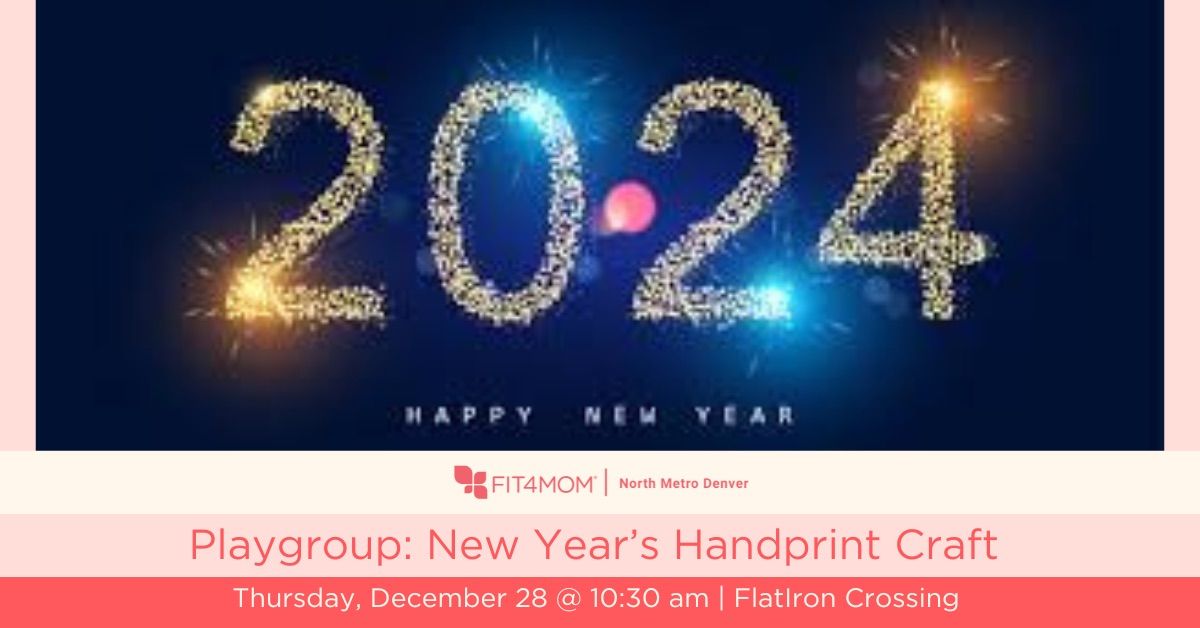 Playgroup: NEW YEAR'S HANDPRINT CRAFT