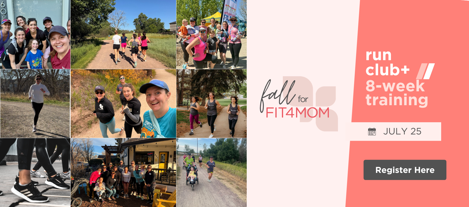 in Louisville, Lafayette, Superior, Broomfield, and Westminster Run Club for Moms