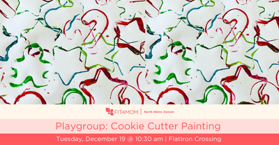 Playgroup: COOKIE CUTTER PAINTING