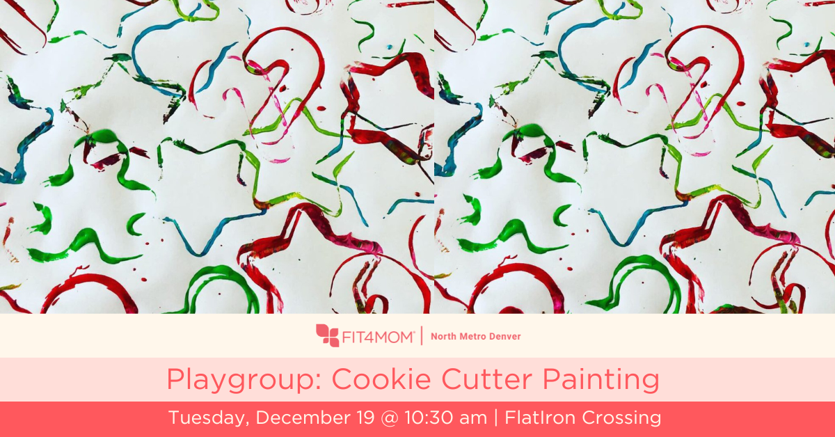 Playgroup: COOKIE CUTTER PAINTING