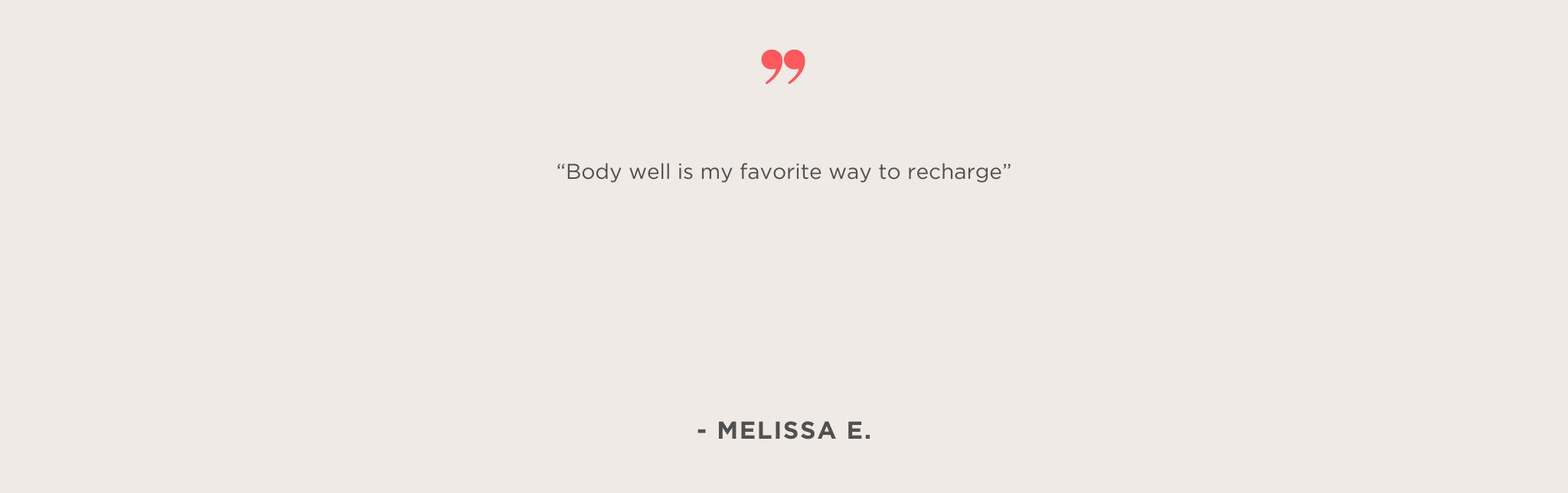 Body Well Testimonial