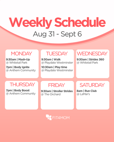 Open House Free Week Schedule
