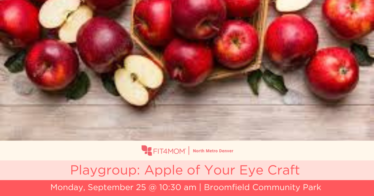 Playgroup: Apple of Your Eye Craft