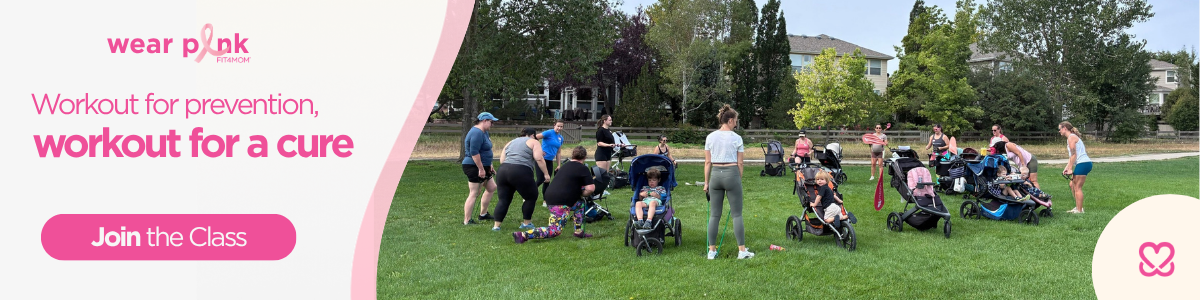 Donation-based Stroller Strides workout with FIT4MOM North Metro Denver to raise money for Keep A Breast Foundation. FIT 4 PREVENTION