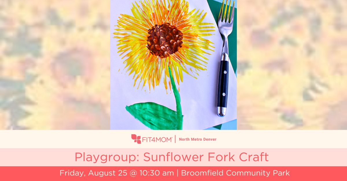 Playgroup: Sunflower Fork Craft