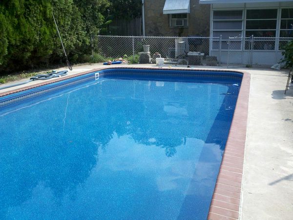 Vinyl liner block wall construction. Rebuild top of wall and installation of new liner_after.jpg