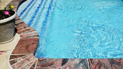 granite swimming pool coping