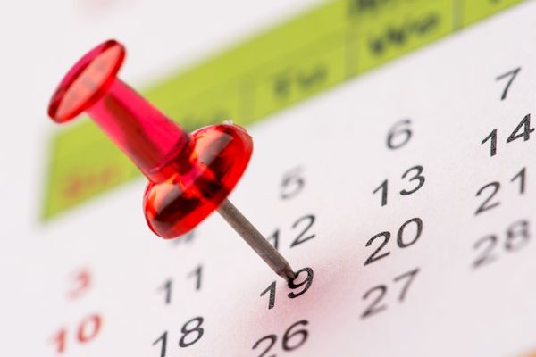 Image of a pin on calendar Scheduled Appointments