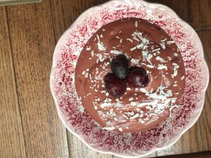 Raw Choco cherry Smoothie Bowl