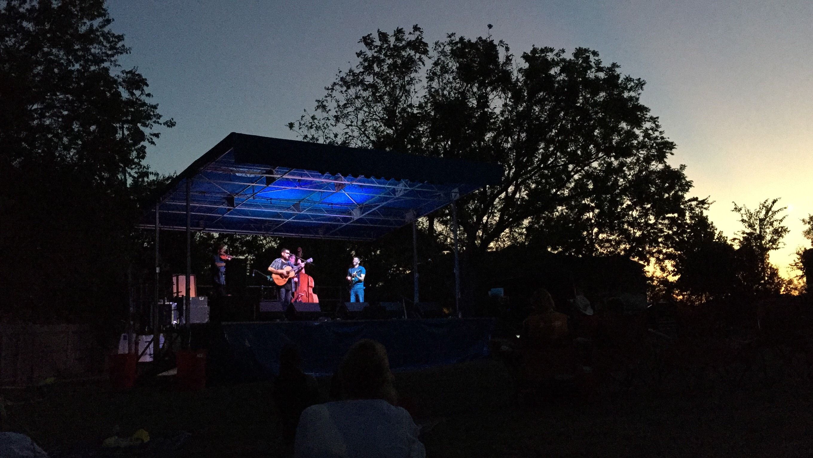 Out of the Blue at Leander Bluegrass Fest, 2017/09/22