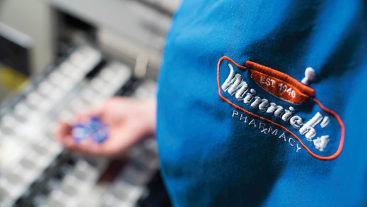 Minnich's Pharmacy Jacket On-site Dispensing
