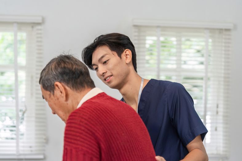 Nurse and elderly patient Long Term Care