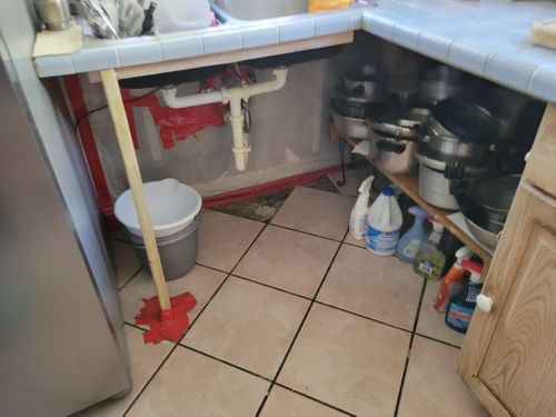 Kitchen Sink Pipe Burst