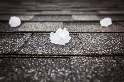 Hail on Roof