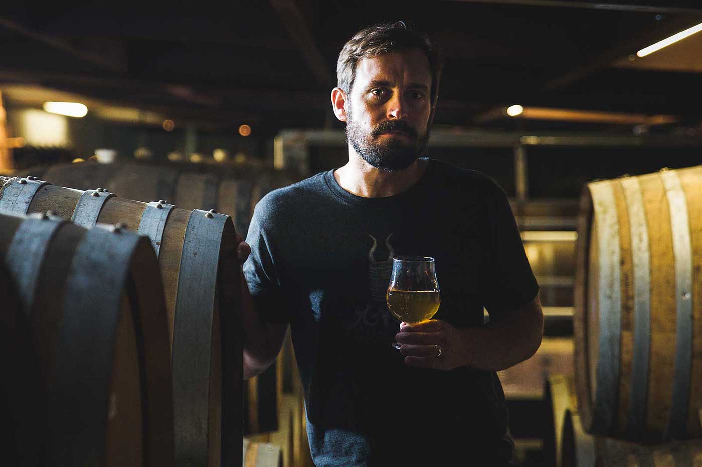 Jeffrey Stuffings moved to Austin, TX and took up homebrewing as a hobby. Dissatisfied with his legal career, he began looking for a way out. One evening while stuck in the notorious Austin traffic on the way home from work, he decided to open a brewery. So Jeff quit his job as an attorney and took a part time job at Austin Homebrew Supply. After spending an entire year working on the recipes and business plan, Jeff asked his brother, Michael Steffing, to move to Austin and join him in what would become Jester King. '07 - '08 The Very Beginning