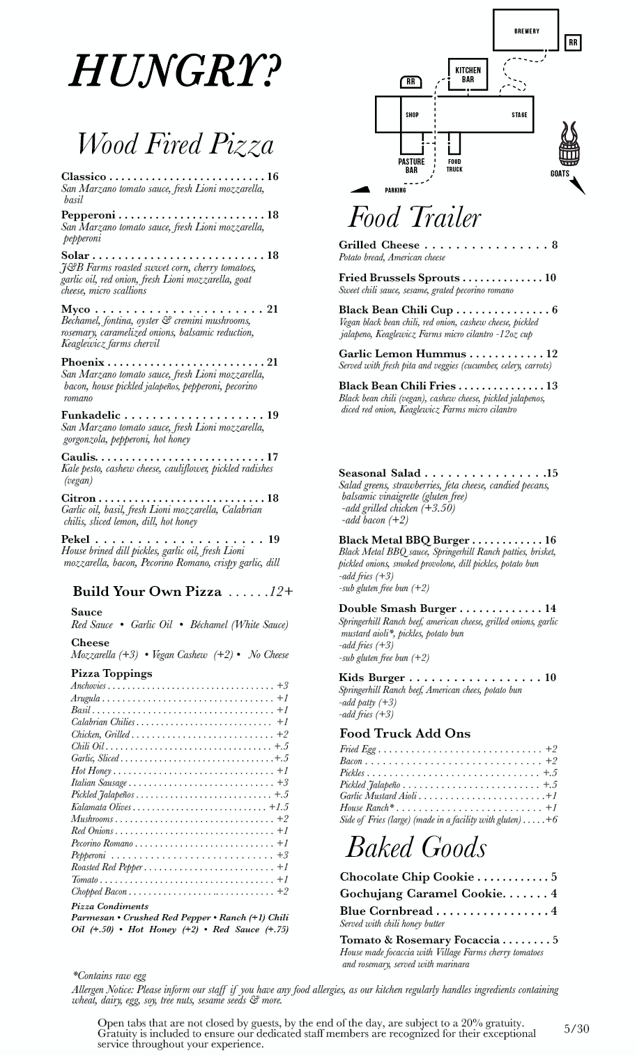 Food Trailer 5/30