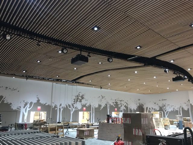Specialty wood ceilings Nationwide Children’s Hospital Conference Facility and Data Center