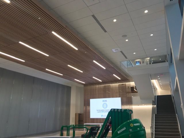 Nationwide Children’s Hospital Conference Facility and Data Center Specialty Ceiling Construction