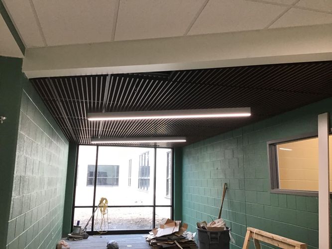 OCP Construction Ceiling Work Northridge Elementary School