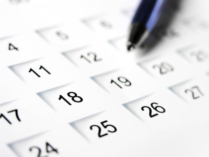 Calendar Scheduled Appointments