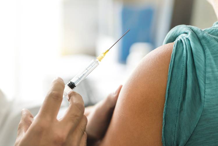 Person receiving a vaccine RSV Vaccine