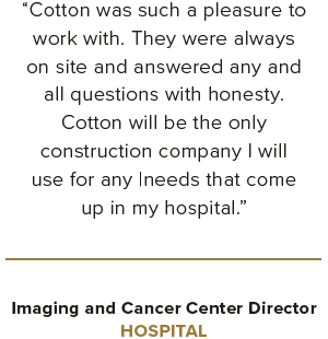 Imaging and Cancer Center Director Testimonial