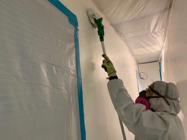 Cotton GDS commercial disaster solutions crew removing mold in Austin, TX