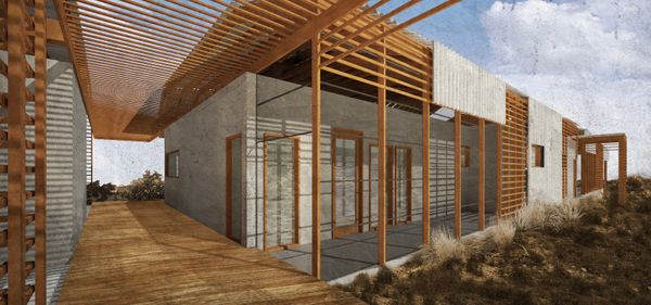 Home and guest house merged DAKOTA MOUNTAIN RESIDENCE