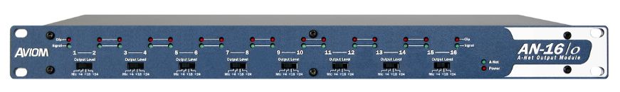 The Aviom AN-16/o A-Net Output Module is available at Hollywood Sound Systems. Aviom AN-16/o A-Net Output Module at Hollywood Sound Systems
