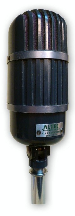The ALTEC 670 RIBBON MICROPHONE is available at Hollywood Sound Systems. The ALTEC 670 RIBBON MICROPHONE at Hollywood Sound Systems