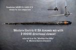 WESTERN ELECTRIC 618A with D-99098 directional attachment "Rifle-Mic" shown alongside popular Sennheiser "Shotgun mics WESTERN ELECTRIC 618A with D-99098 directional attachment.jpg