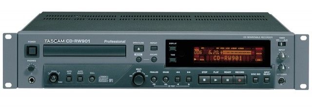 The Tascam CDRW 901 CD Recorder is available at Hollywood Sound Systems. Tascam CDRW 901 CD Recorder at Hollywood Sound Systems
