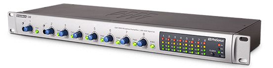 The PreSonus DigiMax DP88 Mic Preamp is available at Hollywood Sound Systems. The PreSonus DigiMax DP88 Microphone Preamp is available at Hollywood Sound Systems.