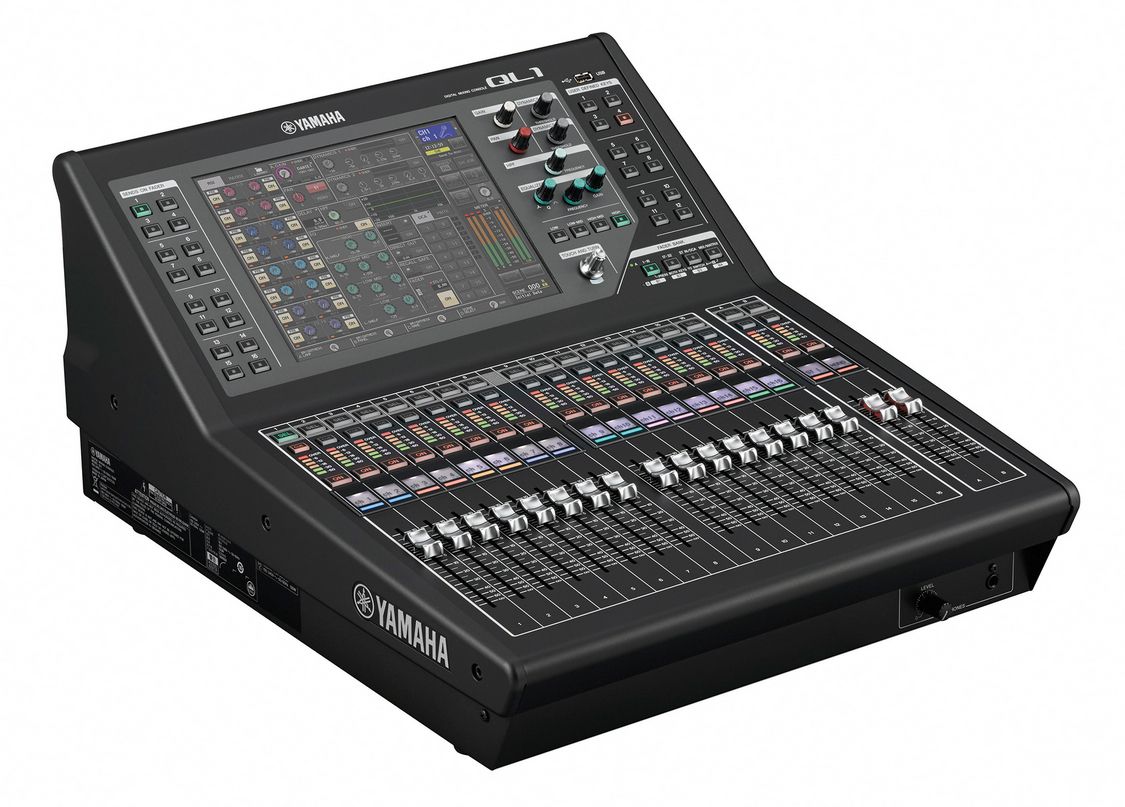 The Yamaha QL1 Digital Mixing Console is available at Hollywood Sound Systems. The Yamaha QL1 Digital Mixing Console at Hollywood Sound Systems