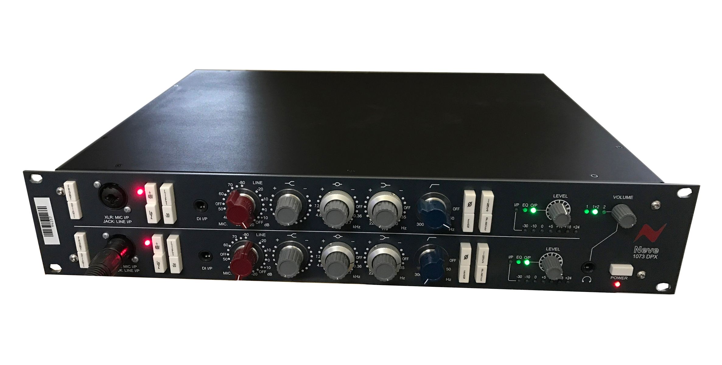The Neve 1073 DPX Dual Mic Preamp is available at Hollywood Sound Systems.