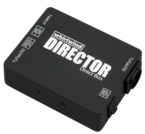 The Whirlwind Director passive direct box is available at Hollywood Sound Systems.