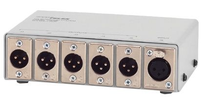 The RTS TW-5W Dual-Channel Passive Splitter is at Hollywood Sound Systems.