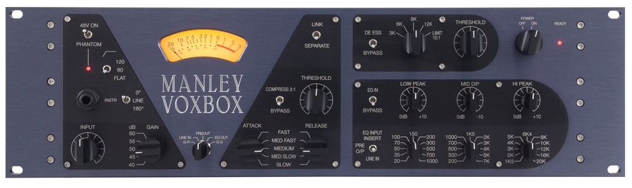 MANLEY VOXBOX Tube Channel Strip is at Hollywood Sound Systems