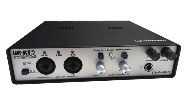 The Steinberg UR-RT2 USB Audio Interface is available at Hollywood Sound Systems. The Steinberg UR-RT2 USB Audio Interface is available at Hollywood Sound Systems.