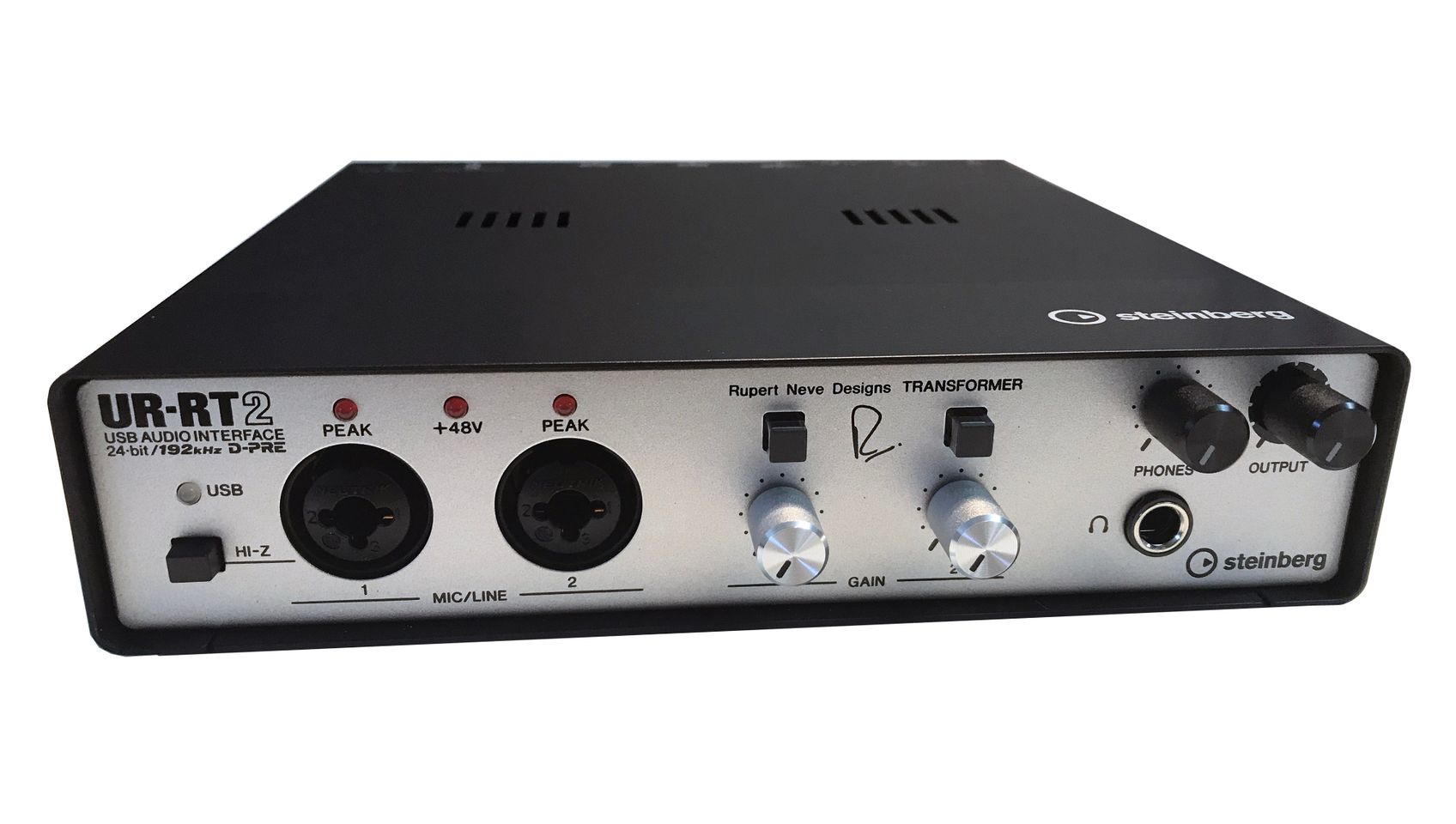 The Steinberg UR-RT2 USB Audio Interface is available at Hollywood Sound Systems. The Steinberg UR-RT2 USB Audio Interface is available at Hollywood Sound Systems.