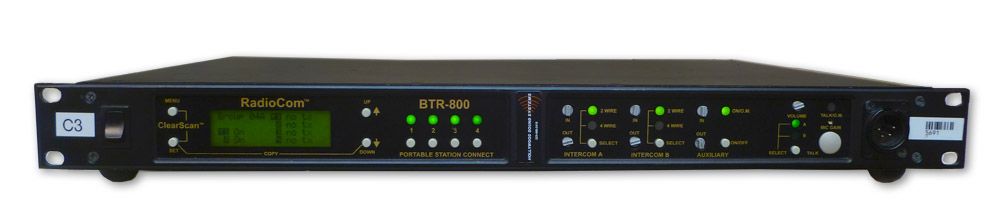 RTS Telex  BTR-800 2-Channel UHF Base Station at Hollywood Sound Systems