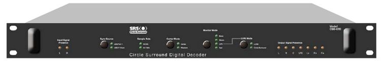 SRS LABS CSE-07D CIRCLE SURROUND DIGITAL ENCODER at Hollywood Sound Systems