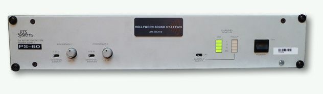 RTS PS-60 Power Supply at Hollywood Sound System