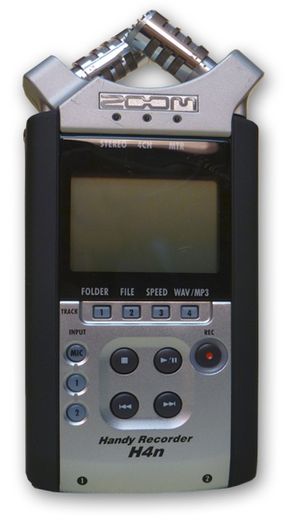 The Zoom H4n Portable Handy Recorder is available at Hollywood Sound Systems. Zoom H4n Portable Handheld Recorder is at Hollywood Sound Systems