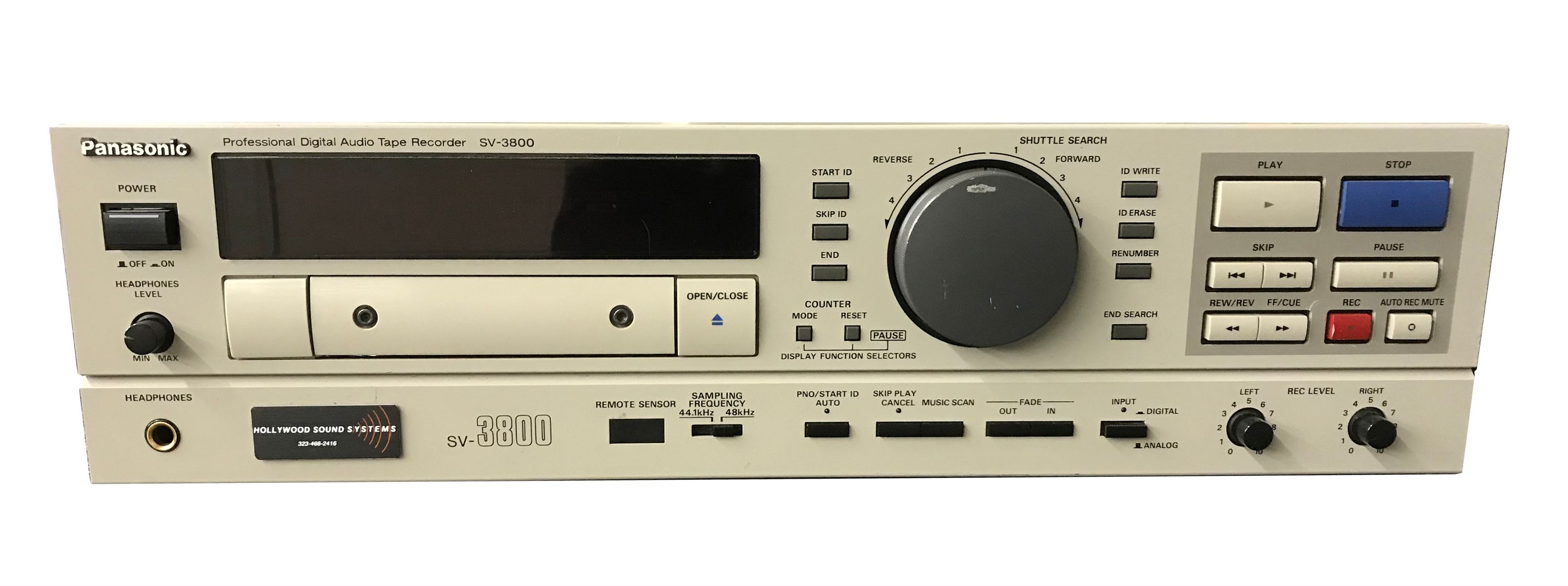 Panasonic SV-3800 DAT Recorder is available at Hollywood Sound Systems