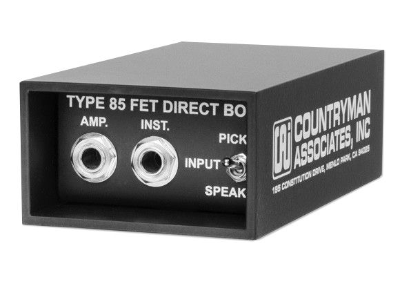 The Countryman DT85 Direct Box is available at Hollywood Sound Systems. Countryman DT85 Direct Box at Hollywood Sound Systems.