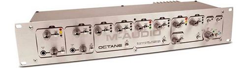 The M-Audio OCTANE Mic Preamplifier is available at Hollywood Sound Systems. The M-Audio OCTANE Mic Preamplifier is available at Hollywood Sound Systems.