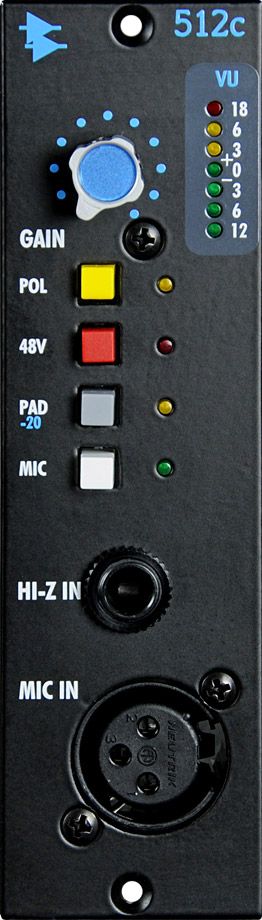 The API 512C Mic Preamp is available at Hollywood Sound Systems. API 512C Mic Preamplifier is available at Hollywood Sound Systems